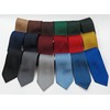 GANJI Business Necktie, Jacquard Woven Solid Solid Color Necktie, Made