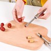 Generic 3R4A 4 Pieces, Stainless Steel Apple Cutter, 4 Different