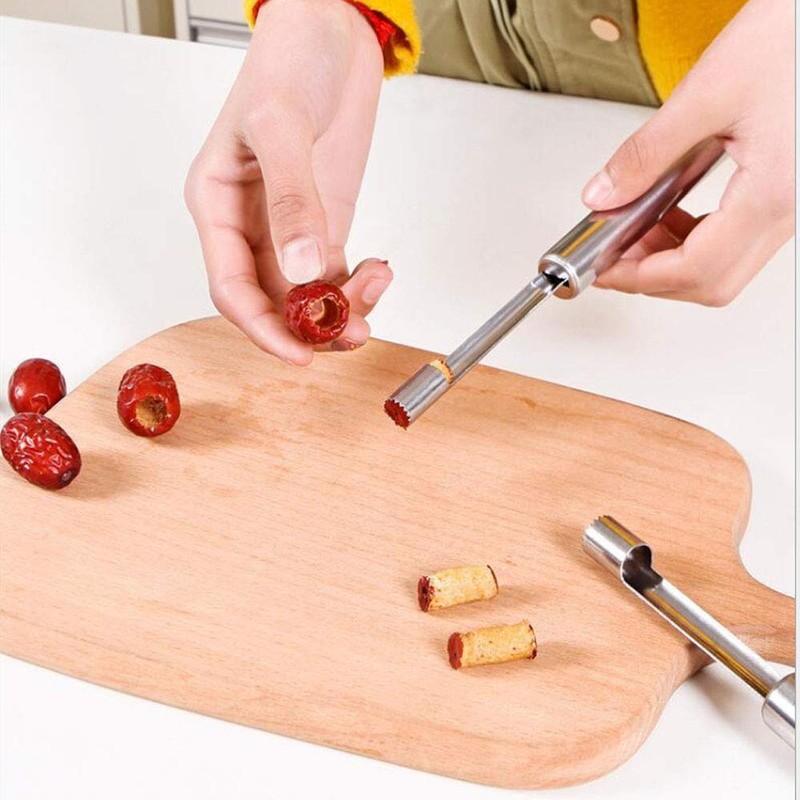 Generic 3R4A 4 Pieces, Stainless Steel Apple Cutter, 4 Different