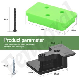 Leaf Blower Wall Mount & Battery Holders Compatible with EGO Leaf Blower, Blower Wall Mount Use for EGO 530 615 650 CFM LB5300 Blower and Battery Mounts for EGO 54v Batteries