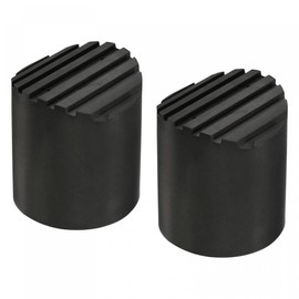 sourcing map Ladder Non-Slip Feet Mat 76mm ID Rubber Round Telescopic Ladder Accessories Pad Cover Cushion for Ladder Protection Black Pack of 2
