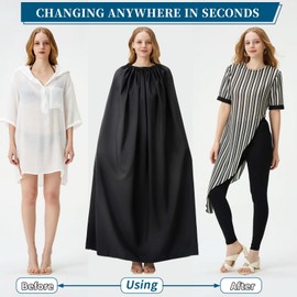 Portable Changing Room Changing Tent for Dancer Instant Dressing Cover Ups Privacy Shelters for Beach Car Boating Taking Photo, 4.59ft Length