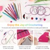 Aeelike Tunisian Crochet Hooks Set Interchangeable, Aluminium Tunisian Crochet Hooks