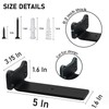 Floating Shelf Brackets Heavy Duty Industrial L Shelf Bracket 1/5