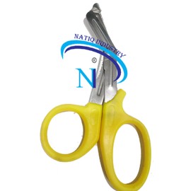 Natiqind EMT Utility Scissors Bandage Shears 7.5" Yellow Nurses, Emergency Medical Surgical
