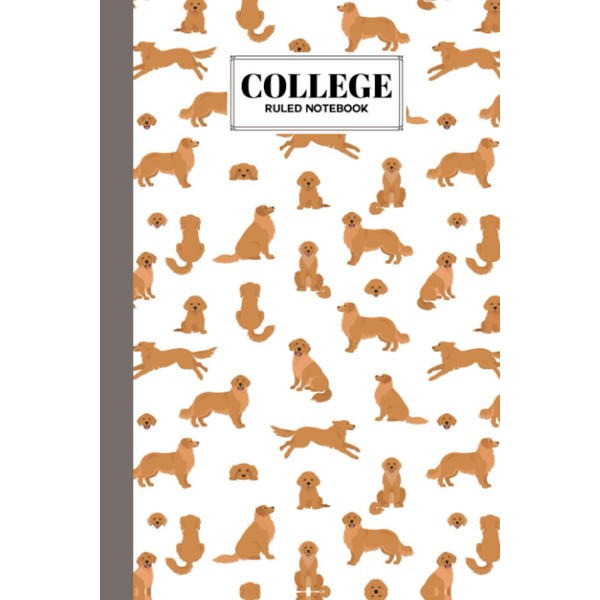 College Ruled Notebook: dogs Cover Composition Notebook College Ruled, dogs