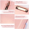 Leather Binder Portfolio with Clipboard 1 Inch, 13" × 11"