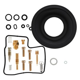 2 Pcs Carburetor Rebuild Kit Repair Kits Replacement for Honda Shadow Spirit 1100 VT1100C Black 1999-2000 VT1100C 1997 1998-2007 Carb with Diaphragm