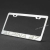 PS-AUTO Mirror Polished Stainless Steel Laser Engraved License Plate Frame