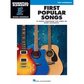 First Popular Songs Early Intermediate 15 Songs Arranged for 3 Guitars 001071222