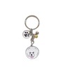 Emilystyle Dog Key Chain with Bell, Bone Charm, Bone, Key