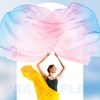 Jetec 2 Pcs 74"x55" Worship Flags for Dance Church Praise
