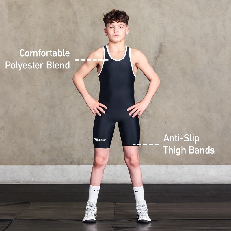 Elite Sports Kids Wrestling Youth Singlet, Standard Boys Wrestling Singlets,