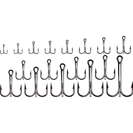 VMC Drilling 9649 BZ Treble Hook, Size: 8