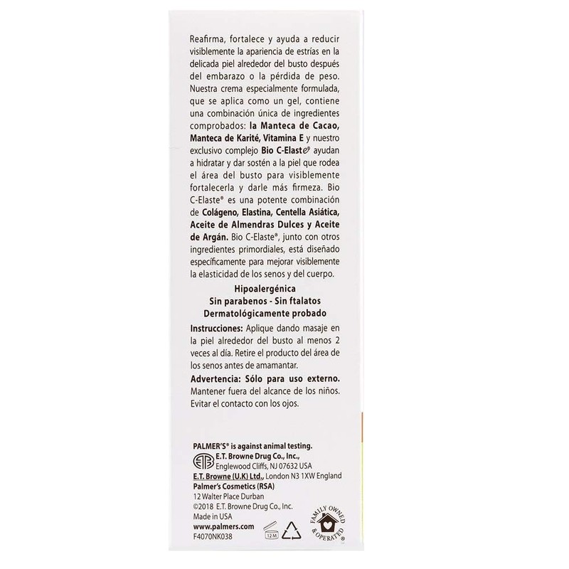 Palmer's Cocoa Butter Formula with Vitamin E Bust Cream, Dermatologist