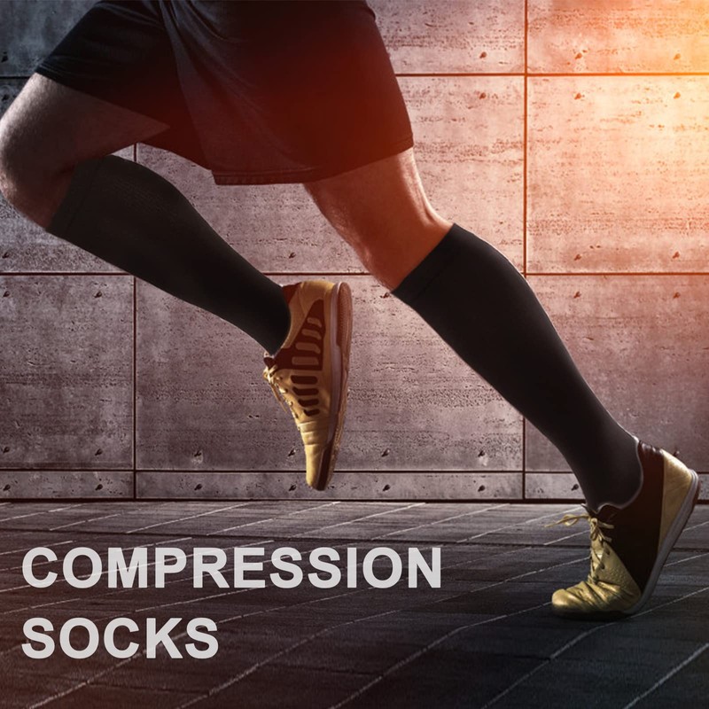 DRESHOW Compression Socks for Men and Women, Compression Socks for