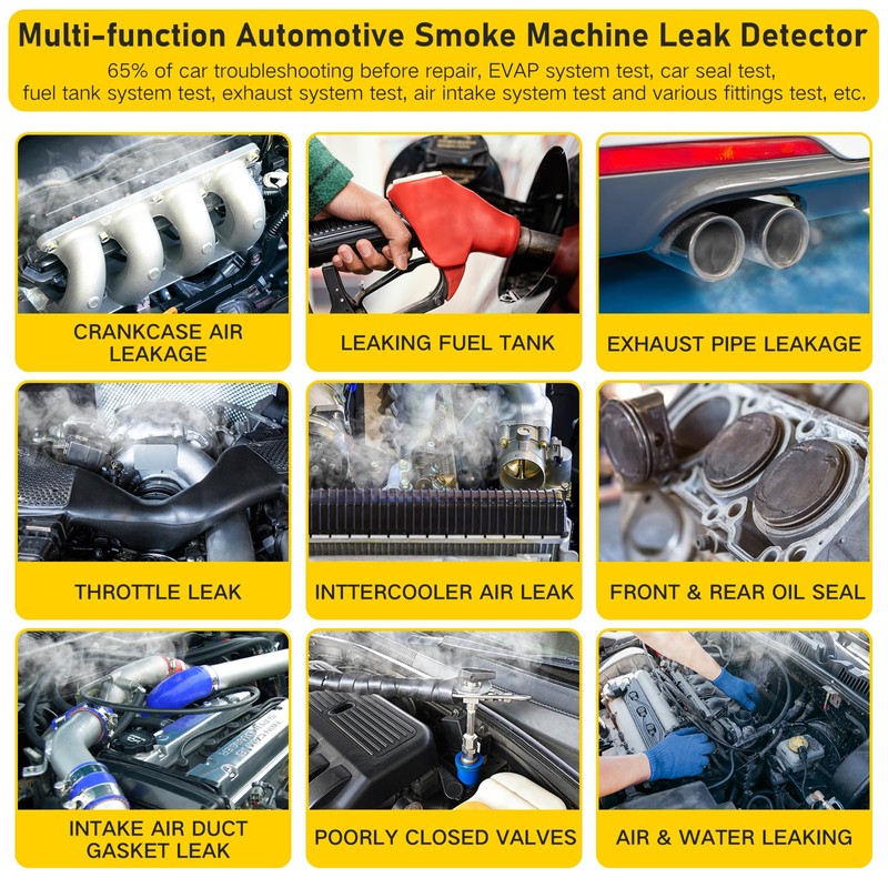 Solary Automotive Smoke Machine Leak Detector - 12V DC EVAP