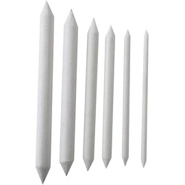 ZhangyiHot 6 Pcs White Artist Blending Stump Drawing,Blending Stick Smudging Stump Art Smudger Drawing,Pastel Smudger Fashion Professionals Drawing,Art Blenders