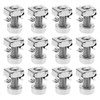YINETTECH 50Pcs M6 Cage Nuts Replacement with Rack Mount Screws