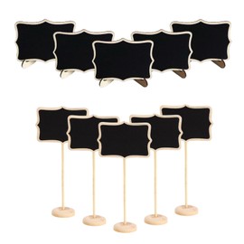 Mini Chalkboard Signs Set of 10 Food Labels for Party Buffet Wedding Table Number Message Board Event Decoration Perfect Food Signs for Buffet and Party Decor