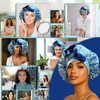 Discover Premium Double Layer Silk Satin Sleeping Bonnets Designed for