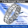 Vicmag 3X Magnetic Bracelet Men Titanium Steel Bracelet Ultra Strength