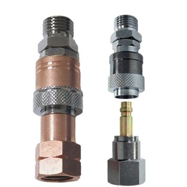 Upgraded Oxy Acetylene Torch Hose Quick Connect Fittings, Torch to Hose Quick Connect Kit, Cutting Torch Quick Connect Fittings Set for Oxygen and Fuel Equipment, No Leak Tight Connection