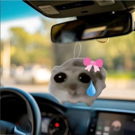 8 Pcs Sad Hamster Hamsti Air Freshener, Air Freshener, Funny, Accessories, Funny Meme Gifts,Car fragrance, Car interior decorations,Funny novelty gift