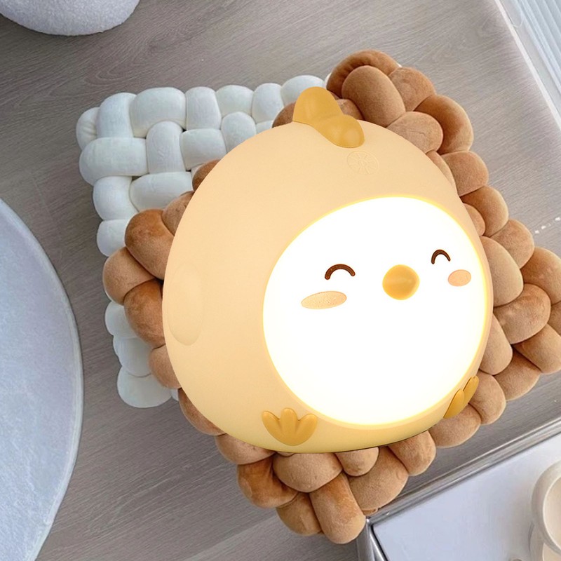 Chicken Touch Night Light Cute Innovative LED Light USB Charging
