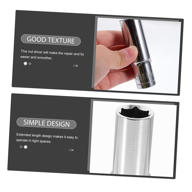 BUGUUYO Socket Nut Tool Ratchet Screwdriver for Automotive Repair Professionals