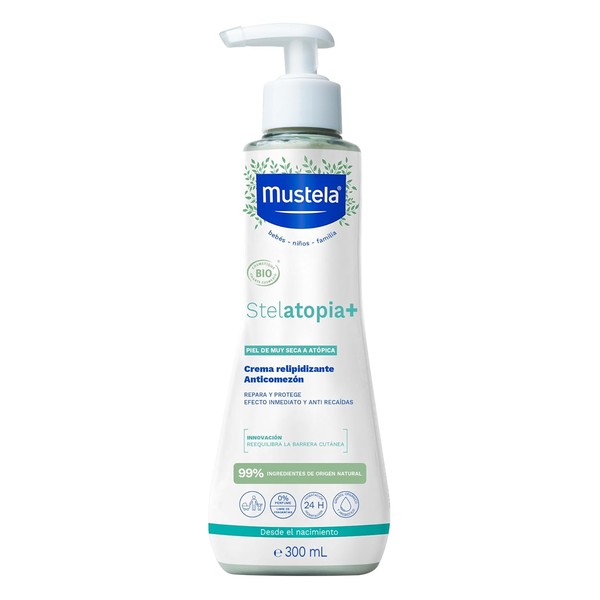 Mustela Stelatopia Crema Relipidizante Anticomezn para Piel Atpica, disminuye el