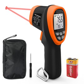 INFURIDER YF-1500 Non-Contact Infrared Thermometer,-58℉~2732℉(-50~1500℃) Dual Laser Temperature Gun Pyrometer 30:1 IR High Temp Gauge for Industry Kiln Oven Furnace【Not for Human】