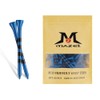 MAZEL 50 Counts Bamboo Golf Tees 2 3/4"&3 1/4" Mixed