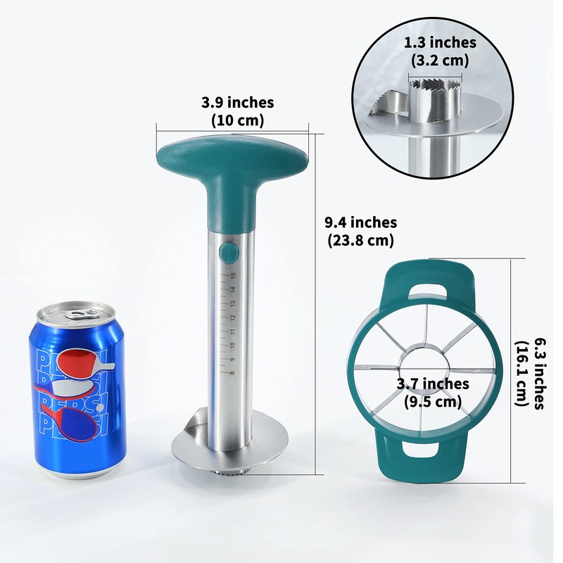 Newness Pineapple Corer and Slicer Tool, Robust Pineapple Core Remover