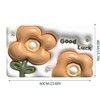 QUINTRA Non-Slip 3D Bath Mats, Fruit Sunflower Mats, Polyester Mats