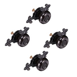 SHINEOFI 4Pcs Zinc Alloy Cabinet Pull Handles with Solid Ceramic Grip Durable Door Knobs for Kitchen Cupboards Drawers and Closets Design for Long Term Use