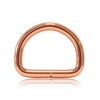 Ganzoo D Ring Made of Steel, Set of 10, Inner