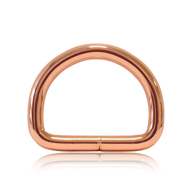 Ganzoo D Ring Made of Steel, Set of 10, Inner