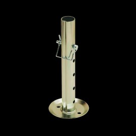 Bulldog Trailer Jack Repl Removable Disc Foot w/Snapper Pin for Bulldog Powered Jacks 4k