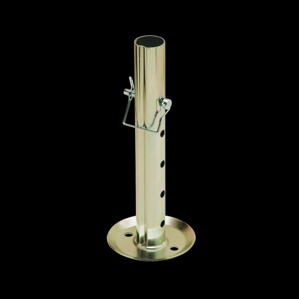 Bulldog Trailer Jack Repl Removable Disc Foot w/Snapper Pin for