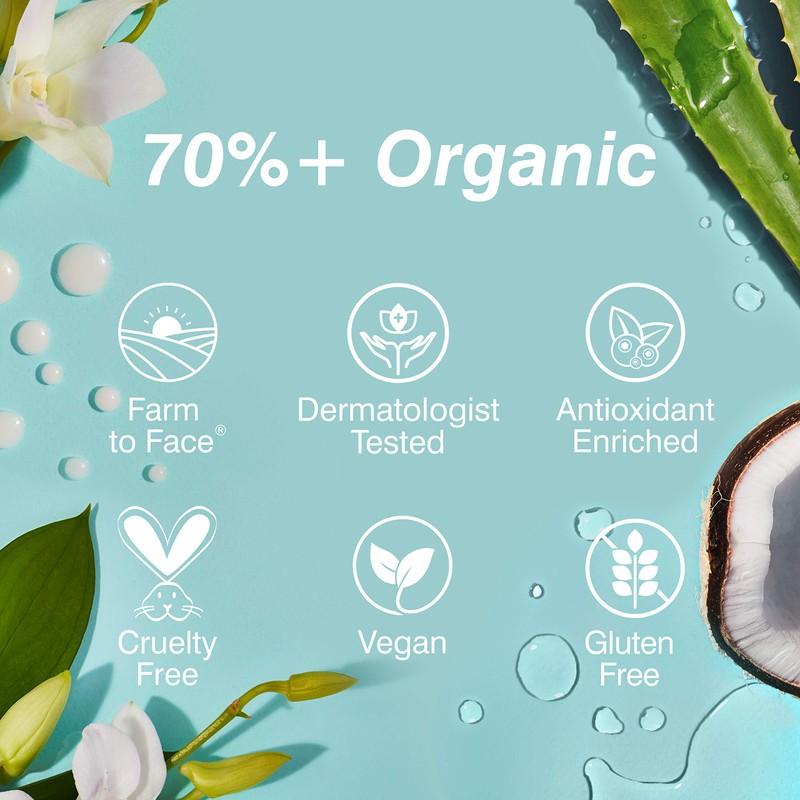 COOLA Organic Refreshing Water Mist Face Moisturizer with SPF 18,