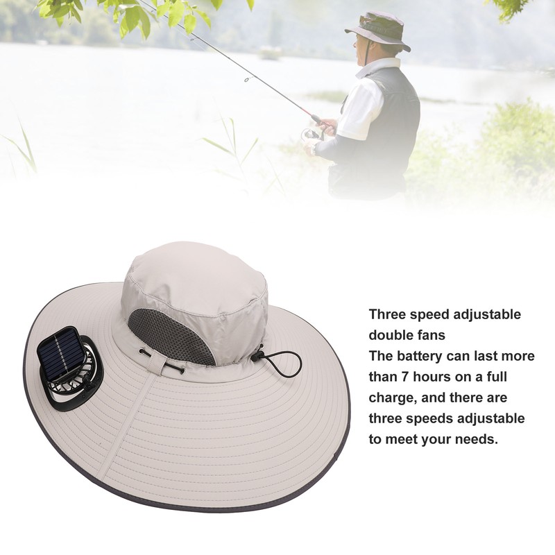 Sun Hat Wide Brim Breathable Sun Proof Fisherman Hat with
