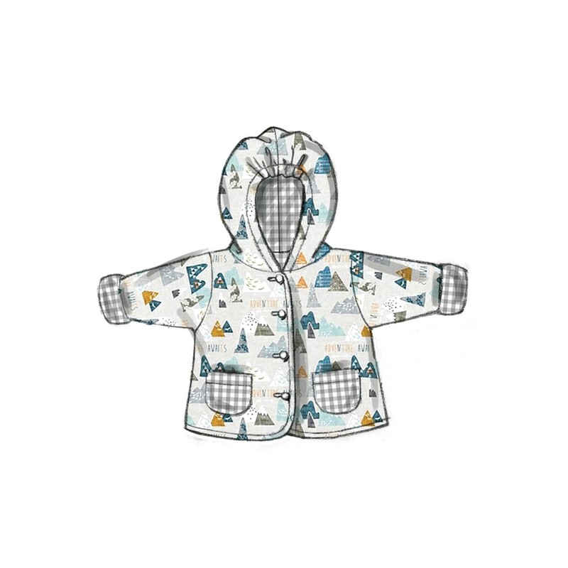 BUTTERICK B6969A Infants' Jacket, Overalls, Pants, Hats and Mittens A