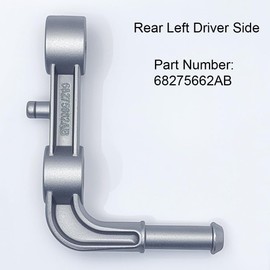 Exhaust Bracket, Rear Left Muffler Support Hanger Assembly Fit for Ram 1500 5.7L 6.2L 2019-2024, Replace 68275662AB Driver Side