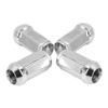X AUTOHAUX 4 Pcs M14x1.5 Chrome Bulge Acorn Hex Wheel