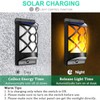 LazyBuddy Solar Flame Lights Outdoor, Realistic 3D Flickering Flames with