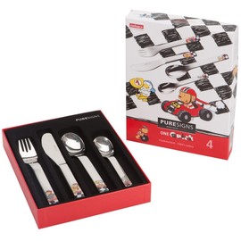 Puresigns One Quick KB037 Children's Cutlery Set 4-Piece with Engraving