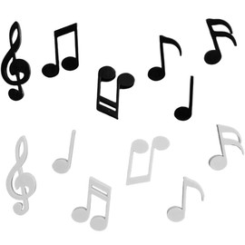 HannaFires 12PCS Musical Note Refrigerator Magnets Creative Memo Clips for Kitchen & Office Multi-Function Music Theme Fridge Decor for Music Lovers & Home