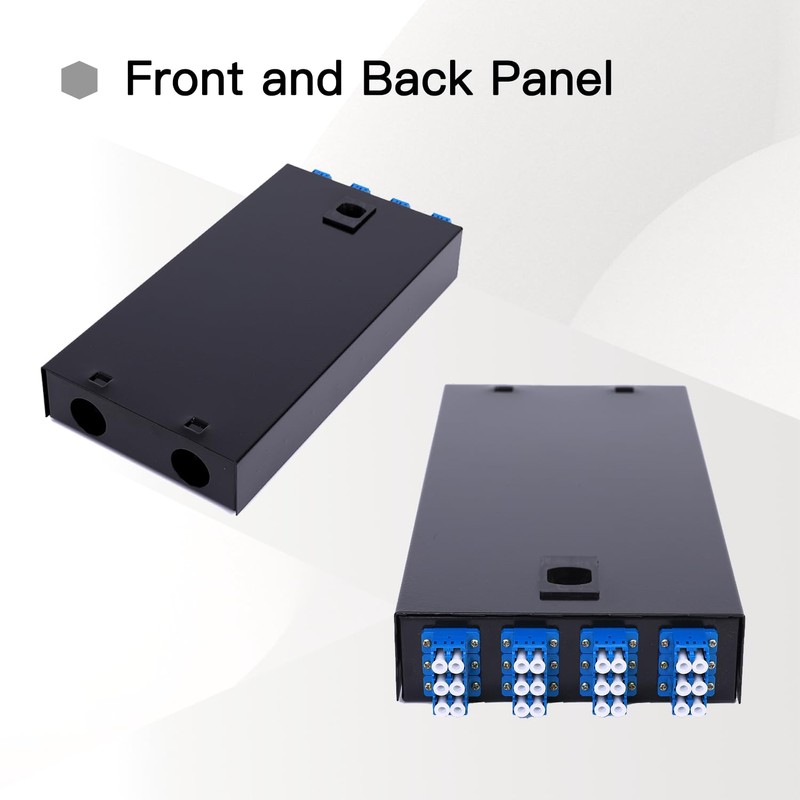 GESD Duplex Fiber Enclosure with 24 Port LC-OS1 Box, LC-OS1