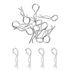 MECCANIXITY 10pcs 30-Degree Angle RC Body Clips Bent Springy R